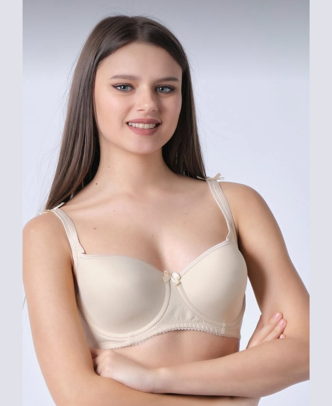 NBB Toparlayıcı Şekillendirici Balenli Basic Sütyen (B-C-D cup) -3613 Ten Rengi - 85C