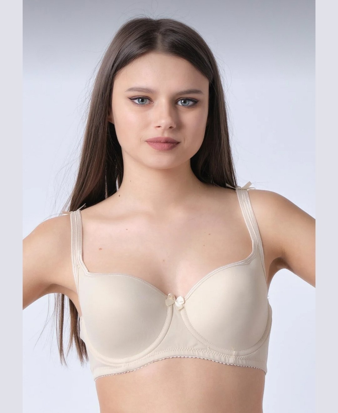 NBB Toparlayıcı Şekillendirici Balenli Basic Sütyen (B-C-D cup) -3613 Ten Rengi - 85C