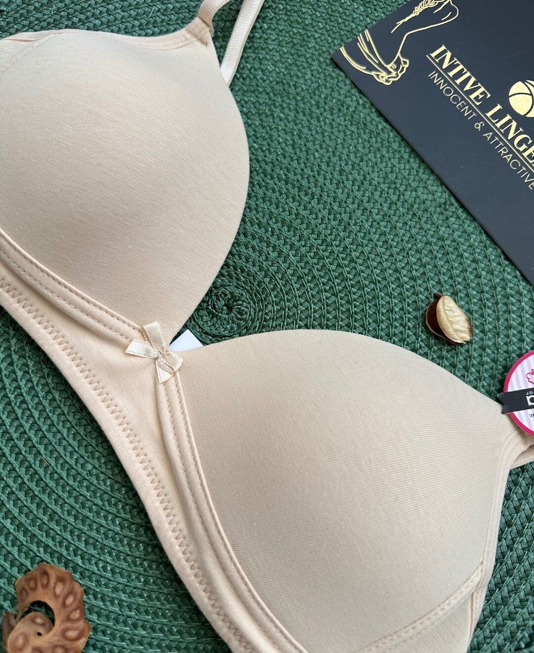 Koza %95 Pamuklu Balensiz İnce Askılı Genç Kız Tekli Alıştırtırma Küçük Beden Sütyen Ten - 75