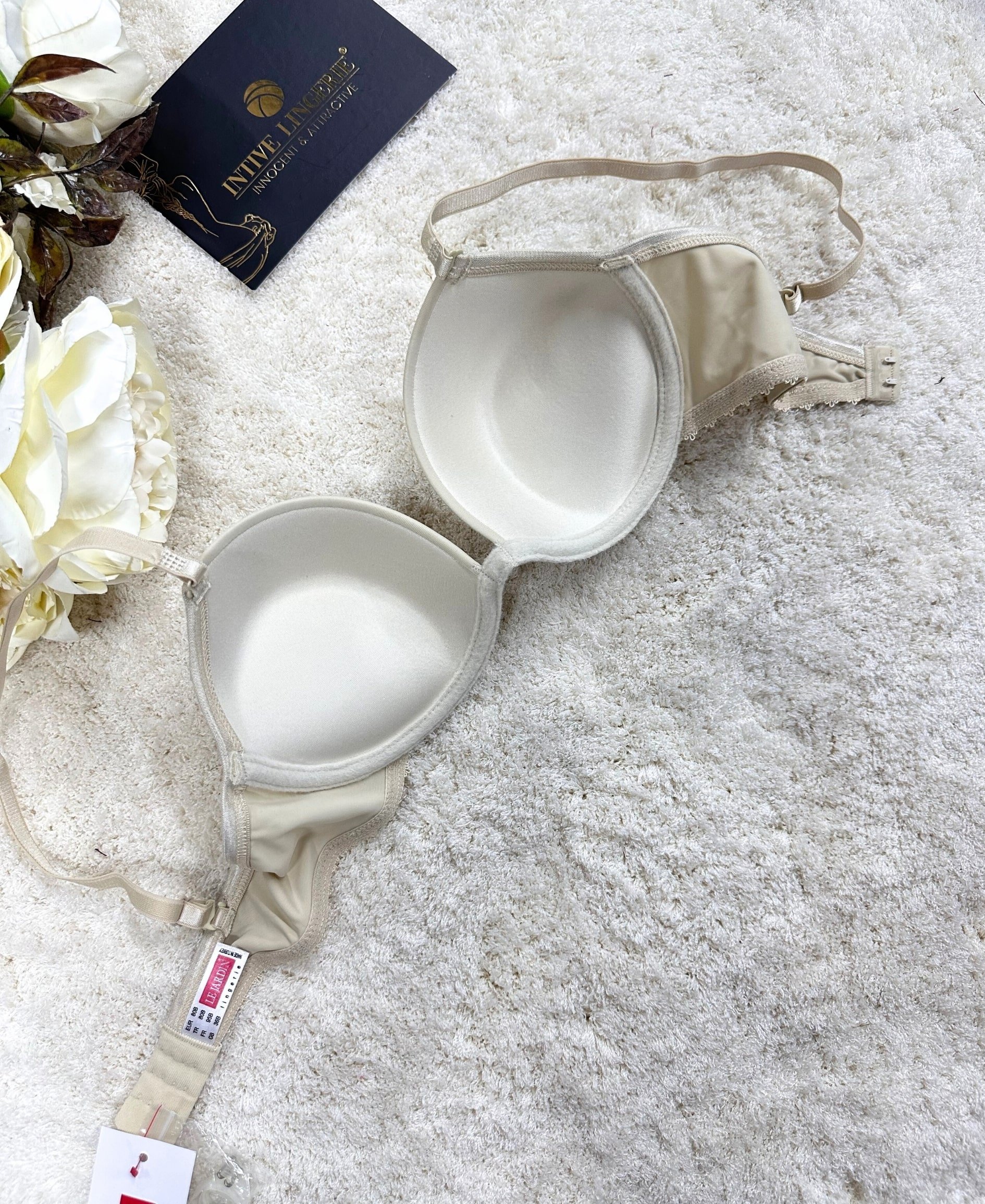 Le Jardin Fleur Basic Push-up Aksesuar Detaylı Sütyen-7055 Ten Rengi - 75B
