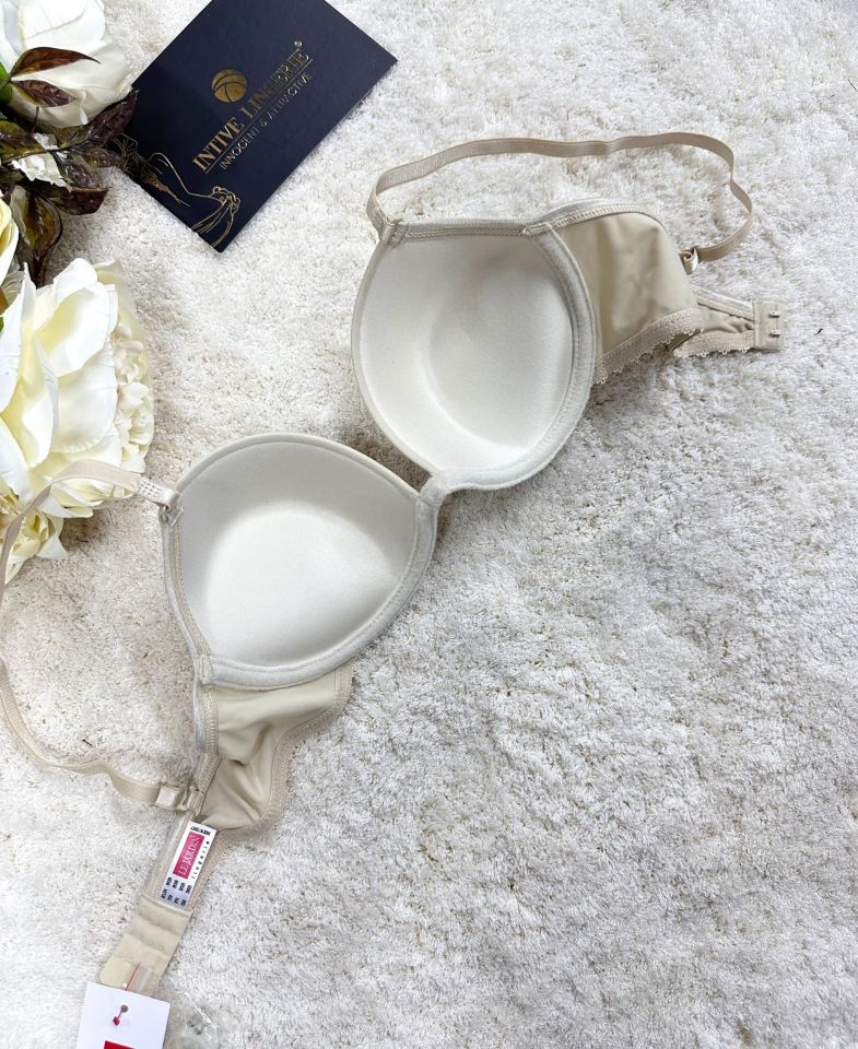 Le Jardin Fleur Basic Push-up Aksesuar Detaylı Sütyen-7055 Ten Rengi - 75B