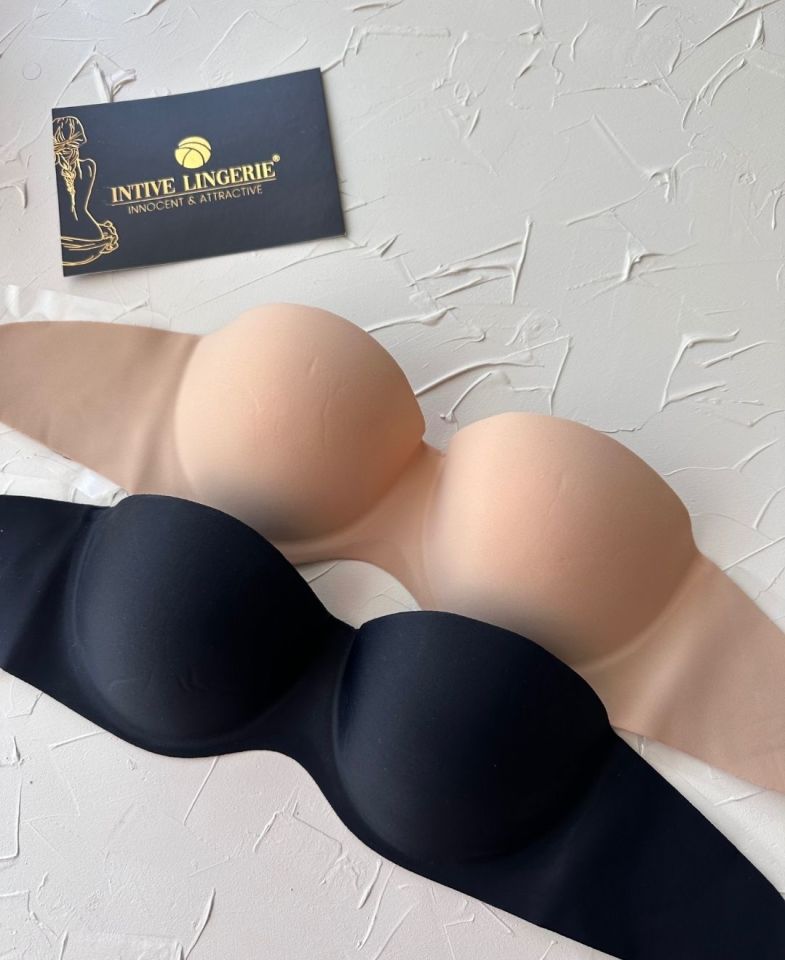 Revolution Bra Sırtsız Yanlardan Yapıştırma Straplez Hafif Destekli Sütyen Ten Rengi - 75B