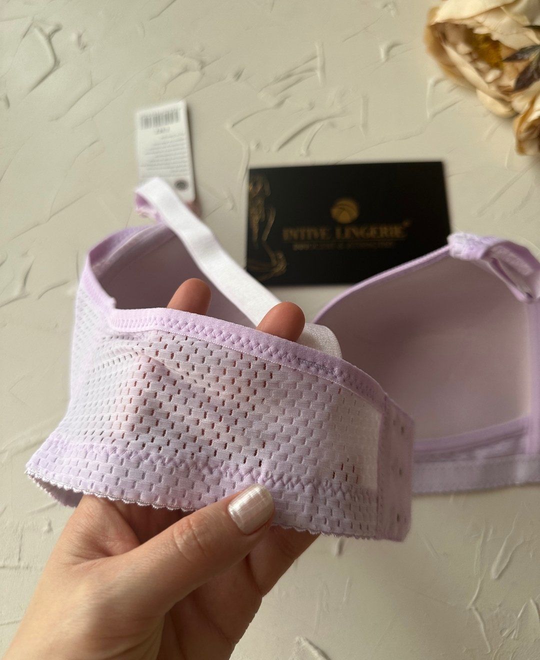 Maria Balensiz Delikli Nefes Alan Aksesuarlı Yandan Destekli Kalın Askılı C Cup Toparlayıcı Sütyen Lila - 95C