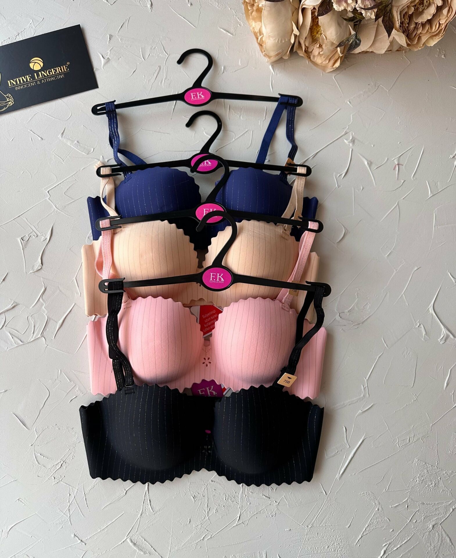 Jennie İthal Lazer Kesim Dikişsiz Parlak İpli El Kaplı Push-up Sütyen -FK1204 Ten Rengi - 80B