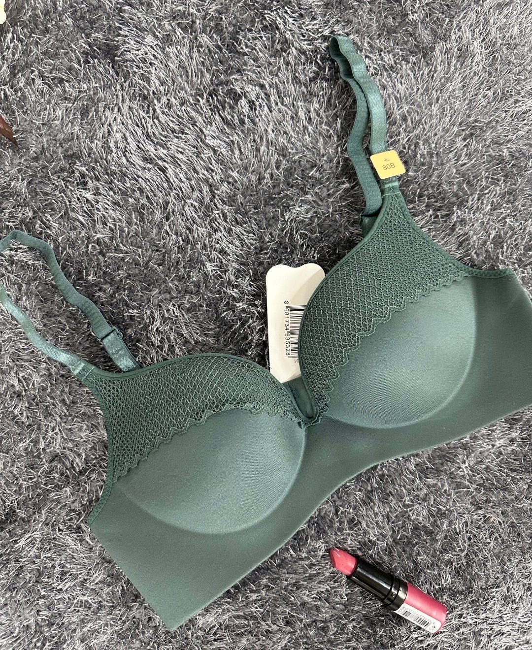 Günlük Kullanım Lazer Kesim Push-up Destekli Yumuşak Sütyen (Ekru, Pudra, Siyah, Yeşil) Siyah - 85B