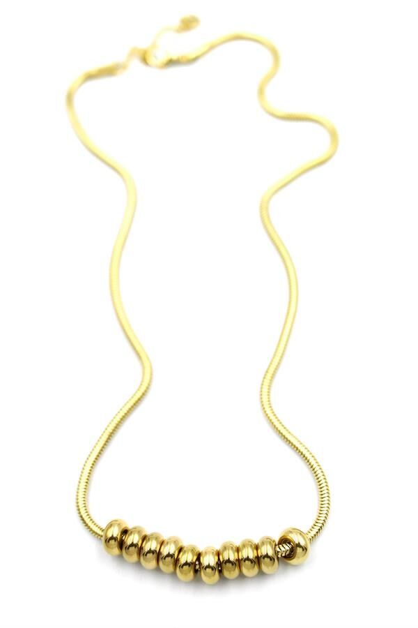 Halka Zincir Kolye - Altın Altın