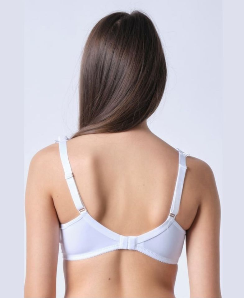 NBB Toparlayıcı Şekillendirici Balenli Basic Sütyen (B-C-D cup) -3613 Beyaz - 80C