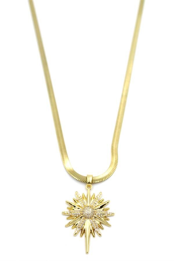 Kuzey Yıldızı Kolye - Altın Altın