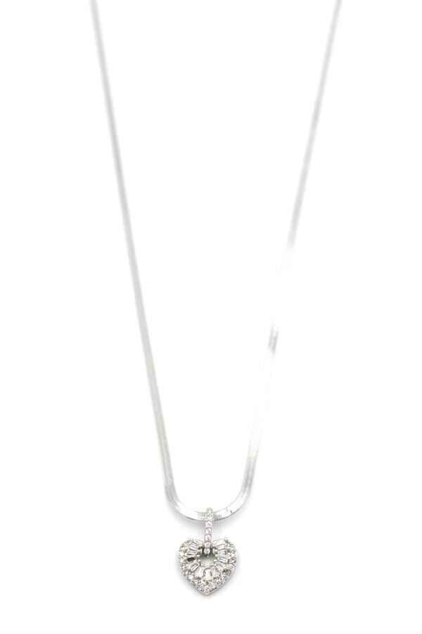 Kalp Kolye - Gümüş Gümüş