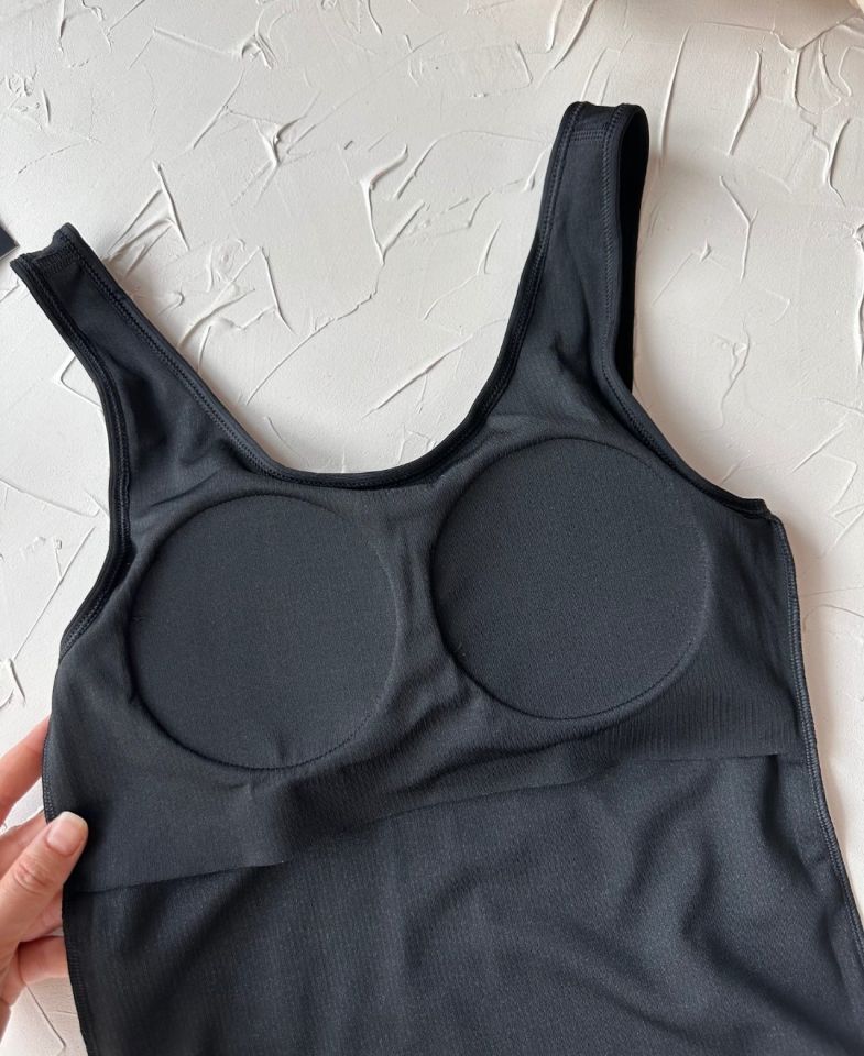 Aurafit Kalın Askılı Fitilli Padli Sütyensiz Giyilebilen Giy-Çık Büstiyer -5058 Siyah - M/L