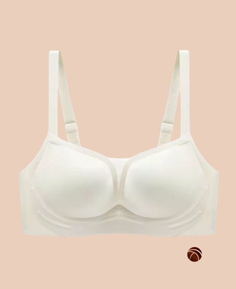 Olivia Balensiz Dikişsiz Lazer Kesim Hafif Destekli Önü Dantel Detaylı Yeni Nesil Sütyen (Intive Özel) Beyaz - 80B