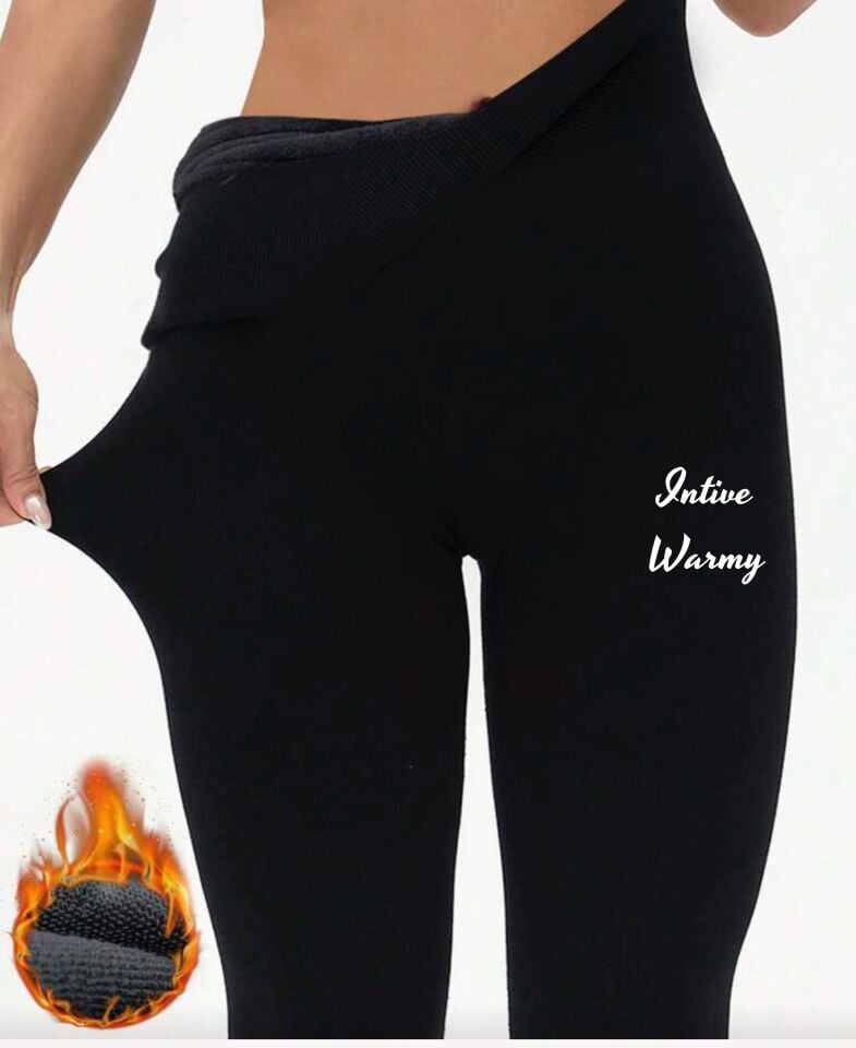 Larosa Siyah Dikişsiz İçi Polar Termal Standart Beden Kışlık Tayt Siyah - Standart