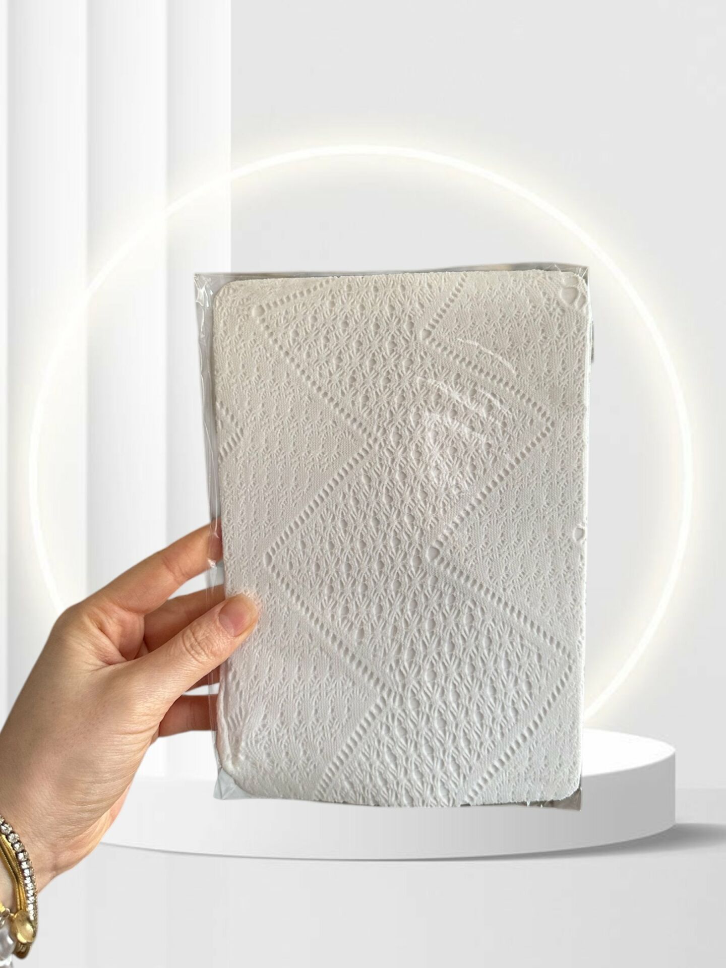 Pierre Cardin Paris Susanne Beyaz Desenli Fileli Şık Modern Külotlu Çorap Beyaz - Standart