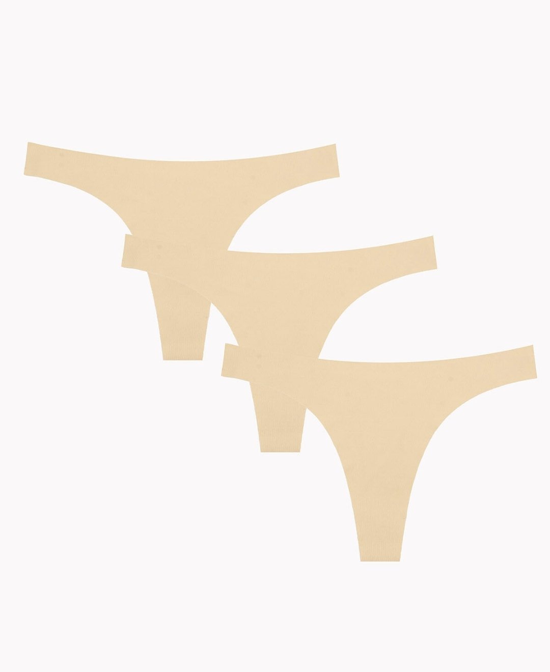 NBB Lazer Kesim Normal Bel 3'lü Paket Tanga (Bordo, Ten, Siyah, Pudra) Ten Rengi - M