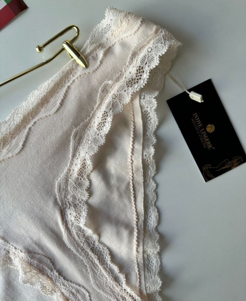 Arlet Kadın Pamuklu Rahat Günlük Kullanım Dantelli Slip/Külot (Lila-Gül Kurusu- Krem) Krem - XS