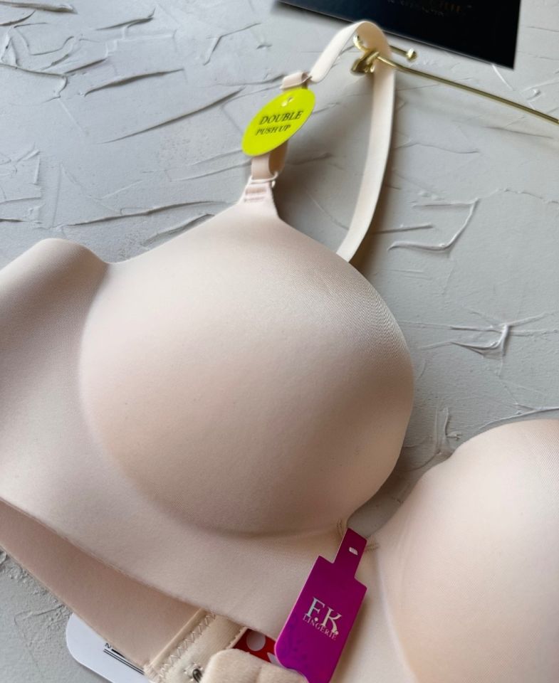 Intive Double Push-up Çift Destekli Balensiz Lazer Kesim İz Yapmaz Sütyen Ten Rengi - 80B