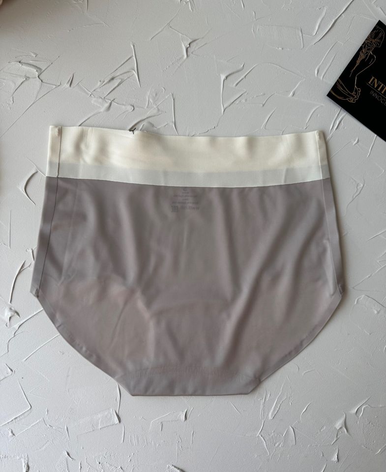 Alina Dikişsiz İz Yapmaz Yüksek Bel Üstün Kalite Beli Yazılı Hafif Slip Vizon - L