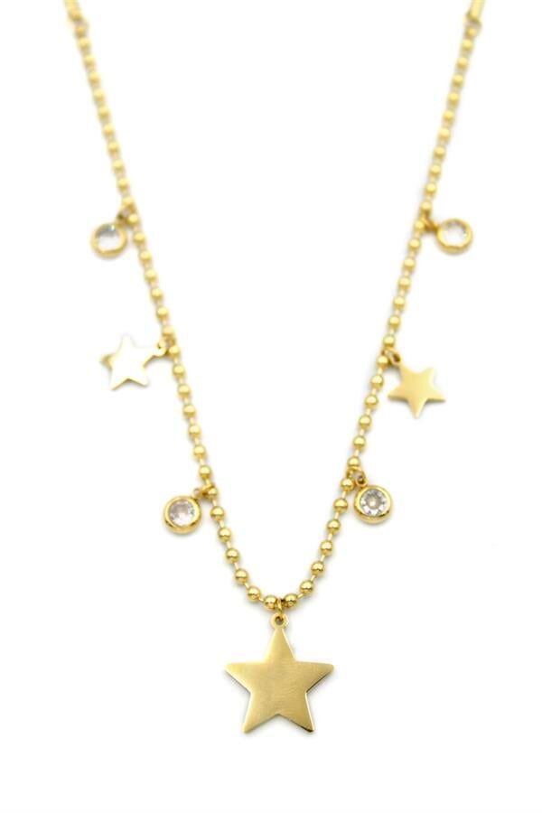 Yıldız Kolye - Altın Altın