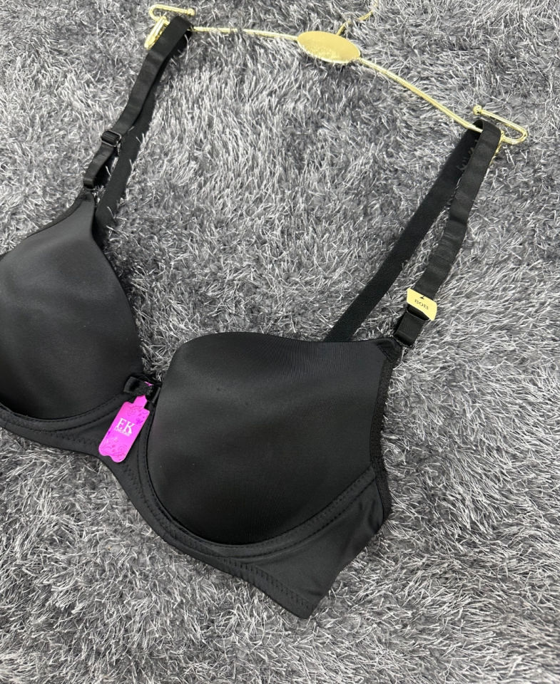 Günlük Kullanım Mikro Saten Balenli Boş Cup Parlak Kumaşlı Sütyen -118 Bordo - 85B