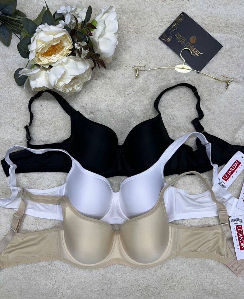 Le Jardin C Cup Balenli Desteksiz Basic Toparlayıcı Sütyen-9720 Beyaz - 95C