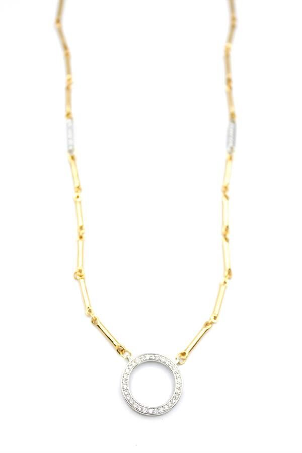 Zincirli Vip Kolye - Altın Altın