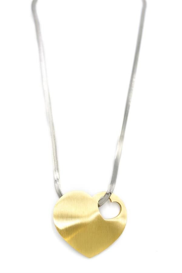 Kalp Kolye - Altın Altın