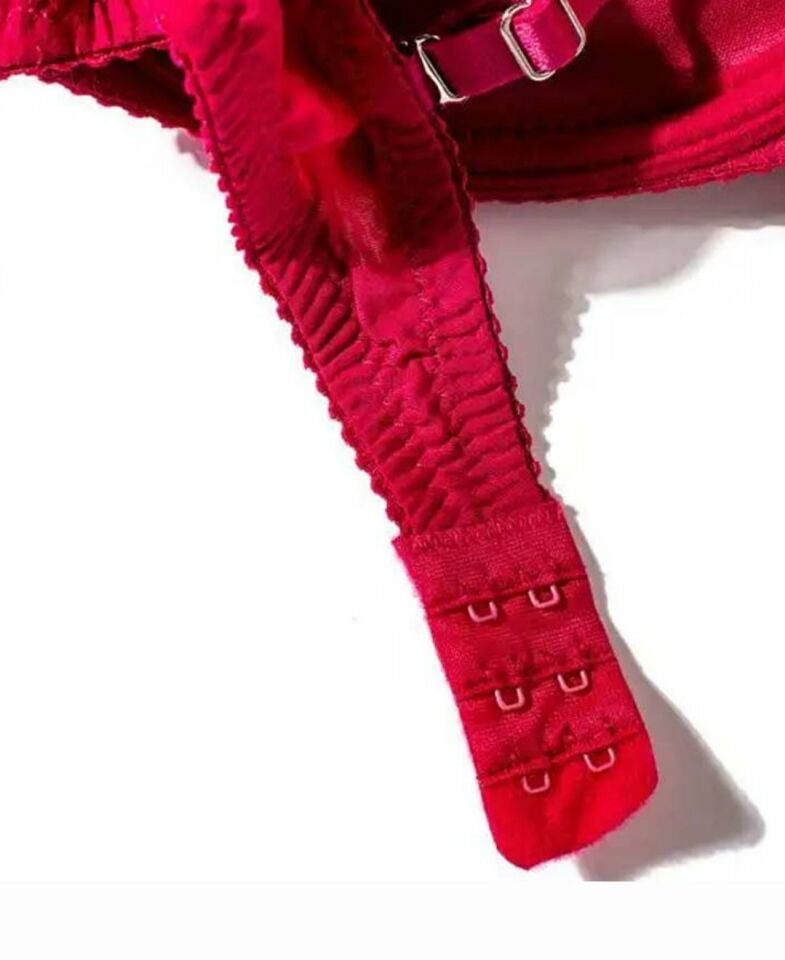 NBB Boynu Dantel Aksesuar Detaylı Push-up Straplez Sütyen-3692 Siyah - 75B