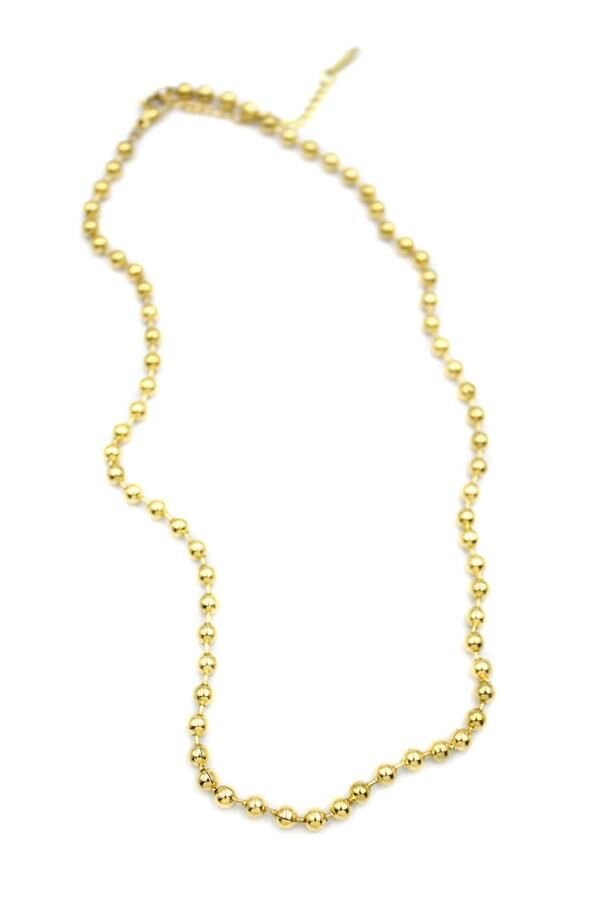 Top Zincir Kolye - Altın Altın