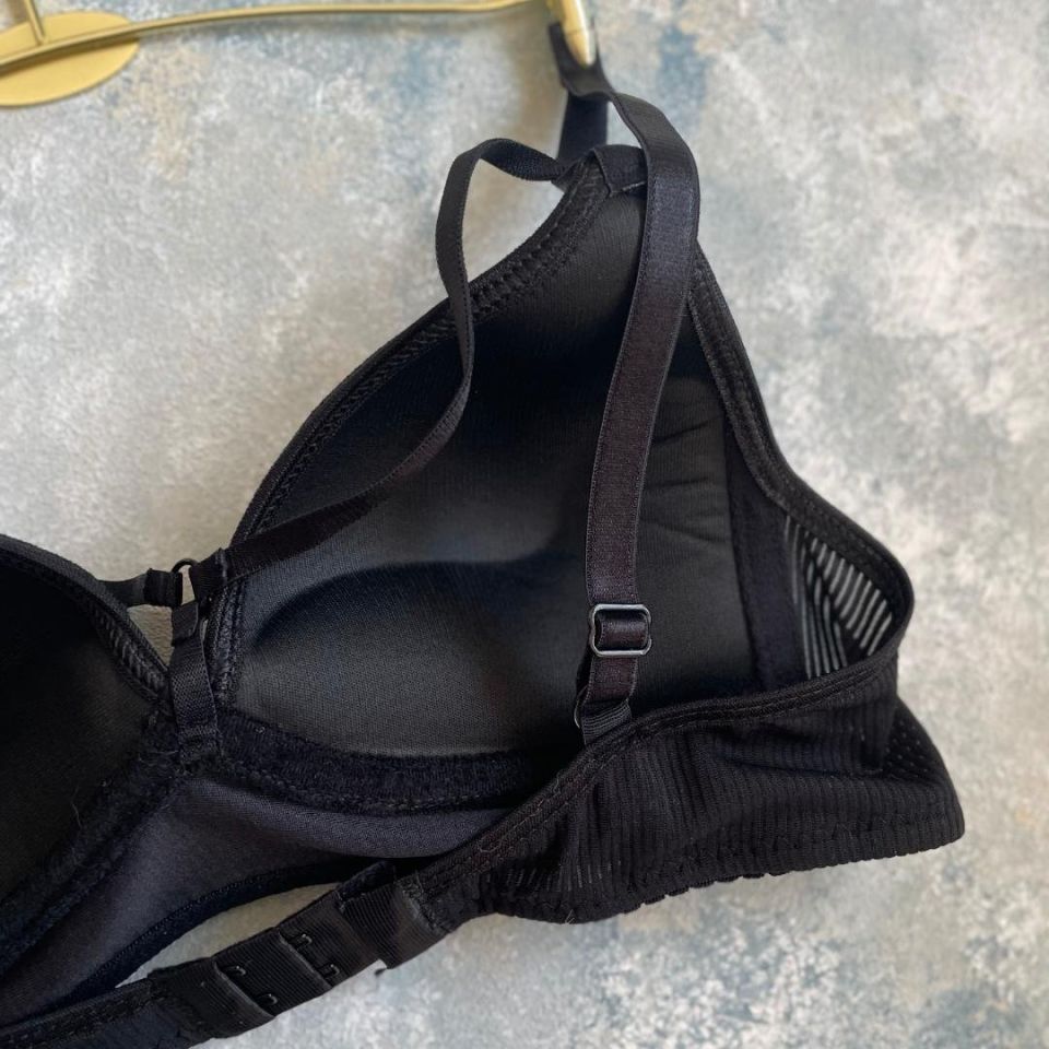 Belle Kadın Balensiz Günlük Kullanım Push-up Özellikli Sütyen Siyah - 85B